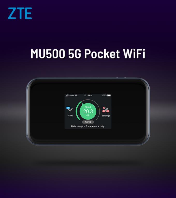 Original ZTE MU500 ZTE 5G Wi-Fi Pro 5G mm & sub 6GHz 4G CAT20 WiFi 6 + porta LAN 0