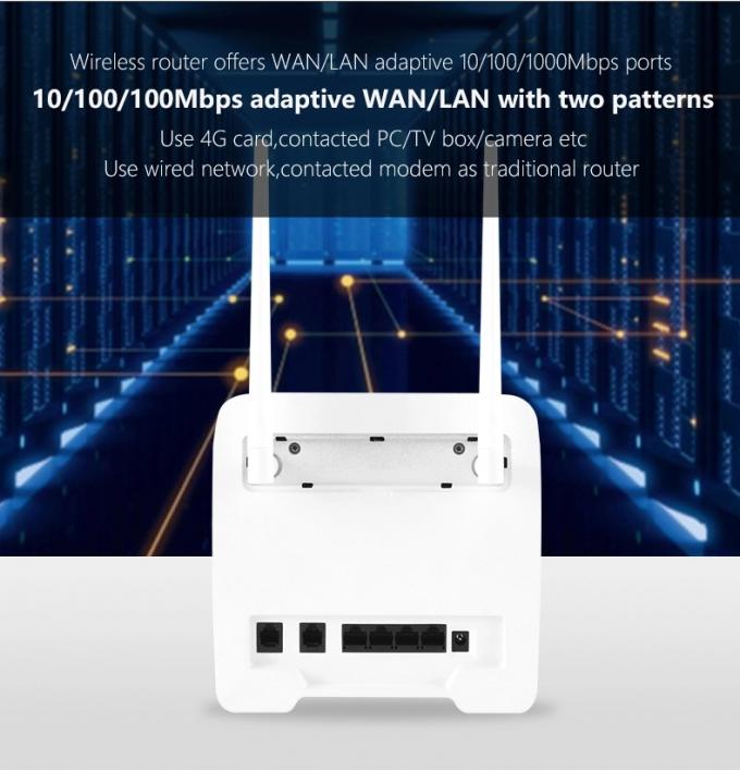 China Factory OEM B593 2.4G/5G Wifi Status Antenna Rohs Mac Date Computer Hotspot 4g Cpe Lte Router Sim Card Router 4