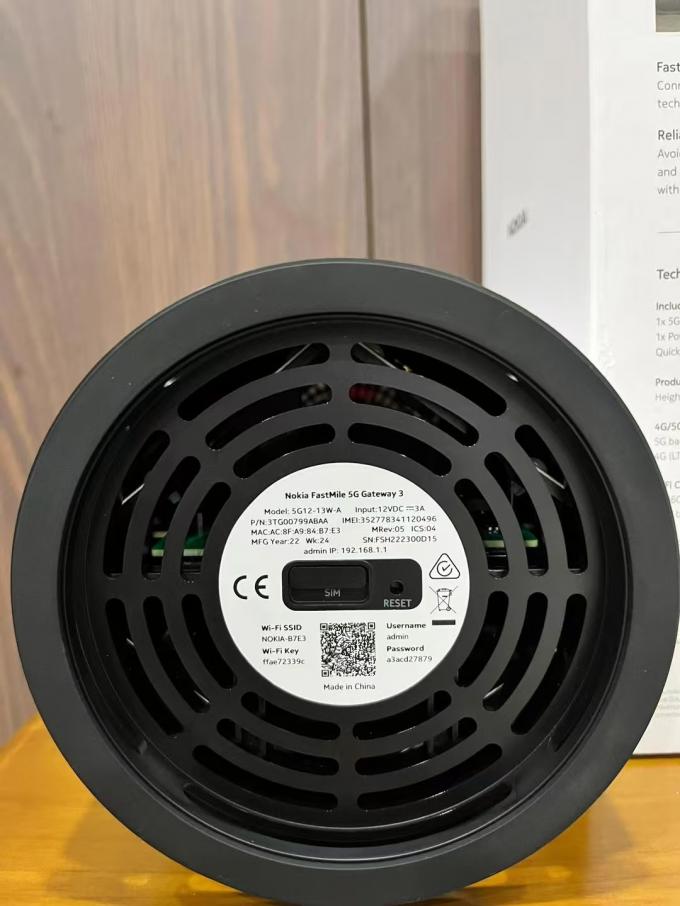 NoKia 5G12-13W-A FastMile 5G Gateway 3 AX3600 Indoor Wifi6 Router home use 2