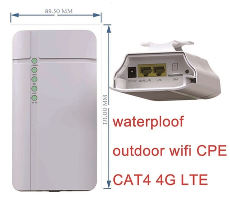 comprar Router sem fio exterior exterior impermeável do ponto quente do CPE 150Mbps de LTE para a câmera do IP online manufacture
