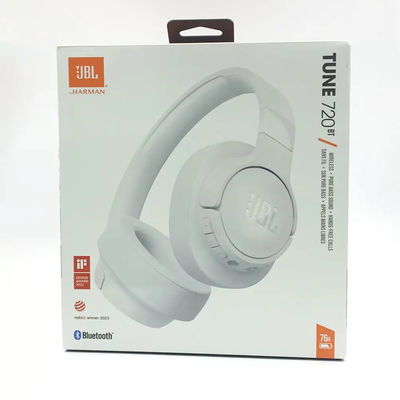 JBL TUNE 720BT Sem Fio de Ouvido Aberto para Fone de Ouvido Bluetooth LED Efeitos Sonoros de Baixa Frequência Longa Duração para Música e Jogos