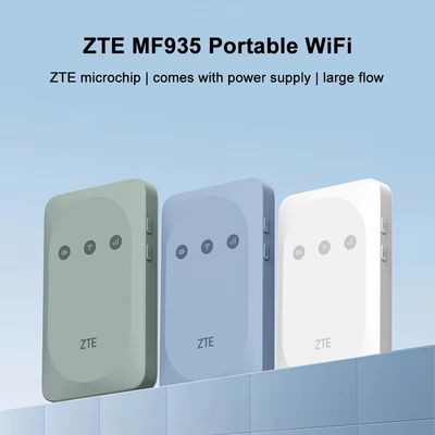Roteador WiFi de Bolso ZTE MF935 Desbloqueado 150Mbps 4G LTE Modem Portátil Hotspot para Exterior Com Slot para Cartão SIM Bateria de 2000mAh