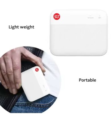 ZTE F50 5G Pocket WiFi Router 1.6Gbps USB Tipo-C 4G LTE Cat15 SA/NSA 5g Wifi Router com slot de cartão SIM Hotspot móvel sem fio